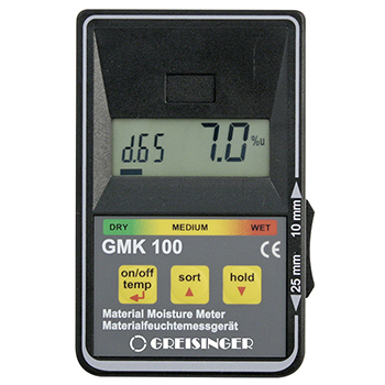 GMK100 静電容量式水分計｜グライシンガー｜温度計、温湿度計、水分計